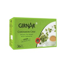 Girnar Cardamom Chai Instant Tea Premix With Cardamom, Single Serve (36 Sachets) - £27.24 GBP