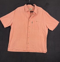 Woolrich Shirt Men&#39;s XL Short Sleeve Pocket Fishing Outdoor - $11.30