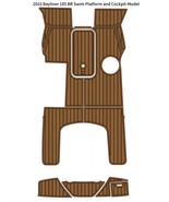2010 Bayliner 185 BR Swim Platform Cockpit Pad Boat EVA Foam Teak Floor Mat - $1,162.55 CAD