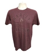 Harley Davidson Motorcycles Washington DC Piston Adult Medium Burgundy T... - $19.80