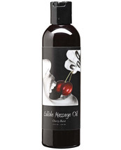 Earthly Body Edible Massage Oil - 8 oz Cherry - £17.35 GBP