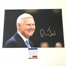 Jerry West signed 12x18 photo PSA/DNA Los Angeles Lakers Autographed - £196.17 GBP