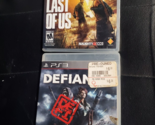 The Last of Us [NO MANUAL] + DEFIANCE [COMPLETE] (PlayStation 3) PS3 - $9.89