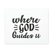  Where God Guides U Psalm 119:105 Christian Wall Art Bible Verse - £56.05 GBP+