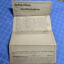 Antique Warranty Deed Lufkin Texas 1919 Signed Judge E.B. Robb Clerk RC ... - $25.86 CAD