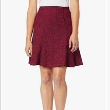 Nanette Lepore Woman Plus Flirty Lace Flounce Skirt Cranberry Size 22W NEW - £28.14 GBP