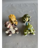 1988 Land Before Time Pizza Hut Hand Puppets Vera Ducky Spike Dinosaur V... - €39,79 EUR