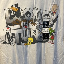 NEW Looney Tunes Whole Squad White T-Shirt Sizes  3XL - $16.34
