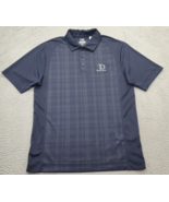 Cutter &amp; Buck Golf Polo Shirt Men&#39;s M Navy Twisted Dune Moisture Wicking... - $33.54 CAD