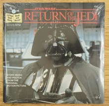 33 RPM STAR WARS 1983 24 Page Read Along Book &amp; Record Return of the Jedi 455 - £19.73 GBP