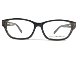 Christian Siriano CARMEN BWNSK Eyeglasses Frames Black Brown Rectangle 53-14-138 - £22.22 GBP