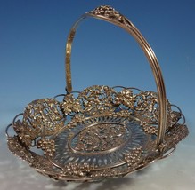 Theodore Starr Sterling Silver Basket with Cherubs and Grapes #2302 (#1430) - £1,035.89 GBP