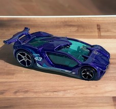 Hot Wheels Impavido Diecast Model 1/64  Blue Car - $3.79 CAD