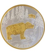 Alaska Mint Totemis Bear Medallion Silver Gold Medallion Proof 1 Oz. - £93.09 GBP
