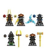 5pcs Ninjago Forbidden Five Rox Zarkt Nokt Drix Kur Minifigures Minifigs... - $26.63 CAD