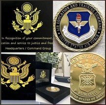 U S AIR FORCE Air Education &amp; Training Command Challenge Coin USA - $23.97