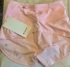 Lululemon Speed Up Short 4”~ High RISE/HR~STRAWBERRY MILKSHAKE~0-2-4-6-8-10-12 - $77.92