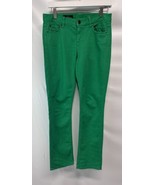J Crew Matchstick Jeans Green Stretch Denim  Inseam-29.5&quot; 26R - $24.16 CAD