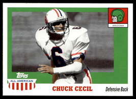 2005 Topps All American #72 Chuck Cecil EX-B110 - £15.82 GBP