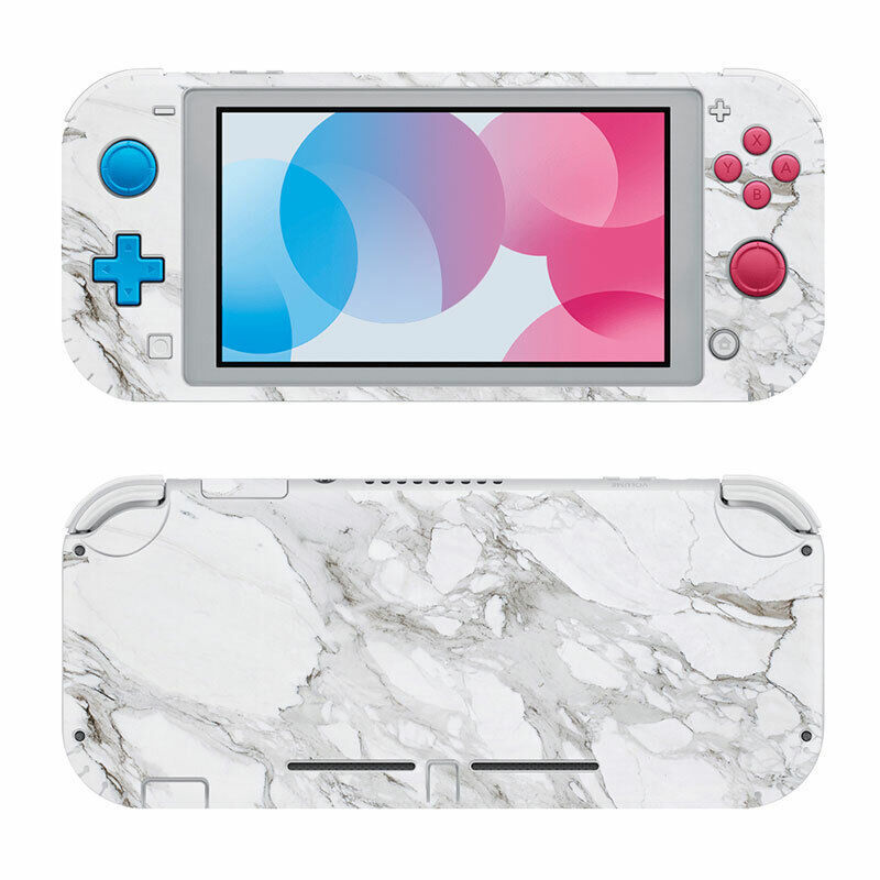 For Nintendo Switch Lite Protective Vinyl Skin Wrap White Pearl Decal  - $12.97