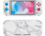 For Nintendo Switch Lite Protective Vinyl Skin Wrap White Pearl Decal  - $12.97