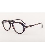 Tom Ford 5760 052 Dark Havana / Blue Block Eyeglasses + Brown Clip on Le... - $466.99 CAD
