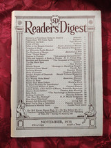 Readers Digest November 1931 Babe Ruth Helen Keller Paul Gallico Morris Markey - £10.99 GBP