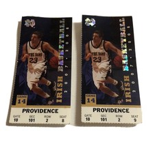 Notre Dame Fighting Irish 2007-2008 Set Basketball Ticket Stubs Vs. Prov... - €6,92 EUR