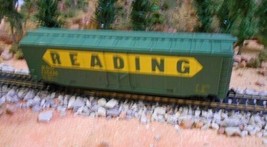 Tyco or Bachmann HO Scale Reading Box Car #115445; Vintage Model Railroad Train - £11.84 GBP