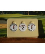 Pinehurst &amp; US Open 2024  White Ball Markers - Good Looking  3pc - $399.98 MXN