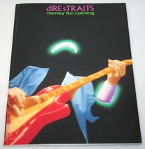 Vintage Dire Straits Money For Nothing Songbook Mark Knopfler Guitar Piano 1988 - £13.99 GBP
