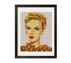 All Stitches   Vintage Woman Cross Stitch Pattern .Pdf  311 - £2.15 GBP