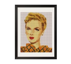 All Stitches   Vintage Woman Cross Stitch Pattern .Pdf  311 - £2.05 GBP