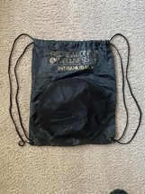 EVANS Black Drawstring Bag with Pocket for Holding Ball - e363 - $3.96