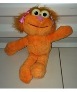 Vintage Tyco Sesame Street Muppets ZOE 9&quot; plush toy jim henson - $14.22