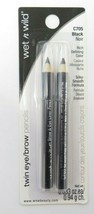 Wet n Wild Twin Eye/Brow Pencils, Black C705 *Four Pack* - £12.11 GBP