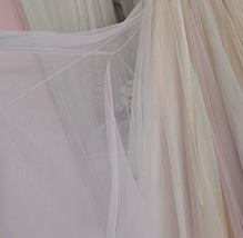 A-line Rainbow Tulle Midi Skirts Women Summer Custom Pastel Fluffy Tulle Skirt image 4