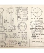 McGill University Auto Piston 1965 Mechanical Drawing Print Engineering ... - $40.99 CAD