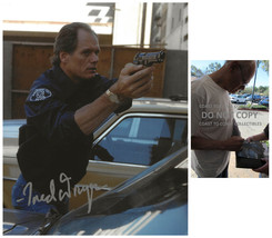 Fred Dryer Hunter signed Sgt Rick Hunter 8x10 photo exact Proof COA autographed - £58.37 GBP