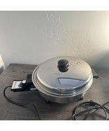 Vintage Saladmaster 7815E 11&quot; Liquid Core Electric Skiller with Vapo Lid... - $1,106.87 MXN