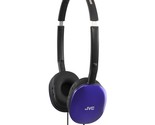 JVC Blue Flat and Foldable Colorful Flats On Ear Headphone with 3.94 foo... - £20.47 GBP