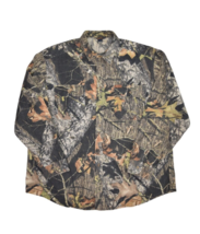 Woolrich Shirt Mens 2XL Tall Camouflage Flannel Hunting Mossy Oak Break Up - £29.00 GBP