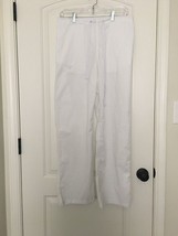 1 Pc Med Couture Women&#39;s White Scrub Pants Nurse Medical Size Small - £16.47 GBP
