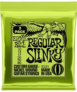 Ernie Ball Regular Slinky Nickel Wound Electric Guitar Strings 3 Pack, 4... - $32.99