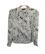 Vintage Moda Int. Victoria&#39;s Secret Animal Print Long Sleeve Blouse Size S - £15.78 GBP