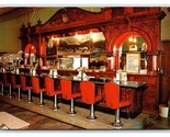 Irma Grill Bar Interior Cody Wyoming WY UNP Chrome Postcard R9 - £2.32 GBP