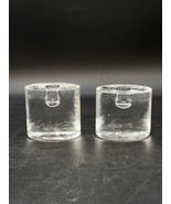 Timo Sarpaneva Iittala Arkipelago Finland Glass Candle Holder Lot 2 - €46,42 EUR