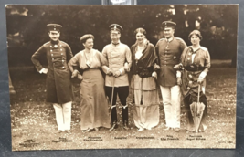 1914 RPPC Prussian Royalty Brothers w/Wives Crown Prince Wilhelm Postcard August - £9.40 GBP