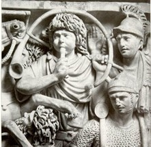 1927 Ludovisian Battle From Sarcophagus Statue Antique Art Print Ephemera DWM7B - £16.44 GBP