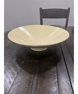 Vintage Haeger Pottery Bowl 3295 Soft Yellow Table Fruit Bowl - $94.76 CAD